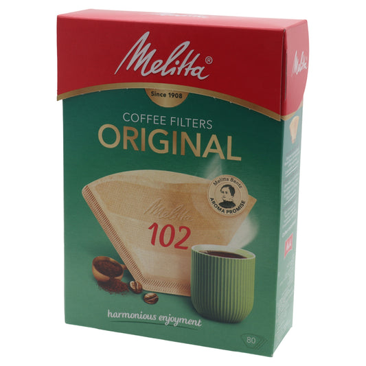 Melitta 80 filtri carta AromaPor 102 1x2 2 tazze macchina caffè americana universale