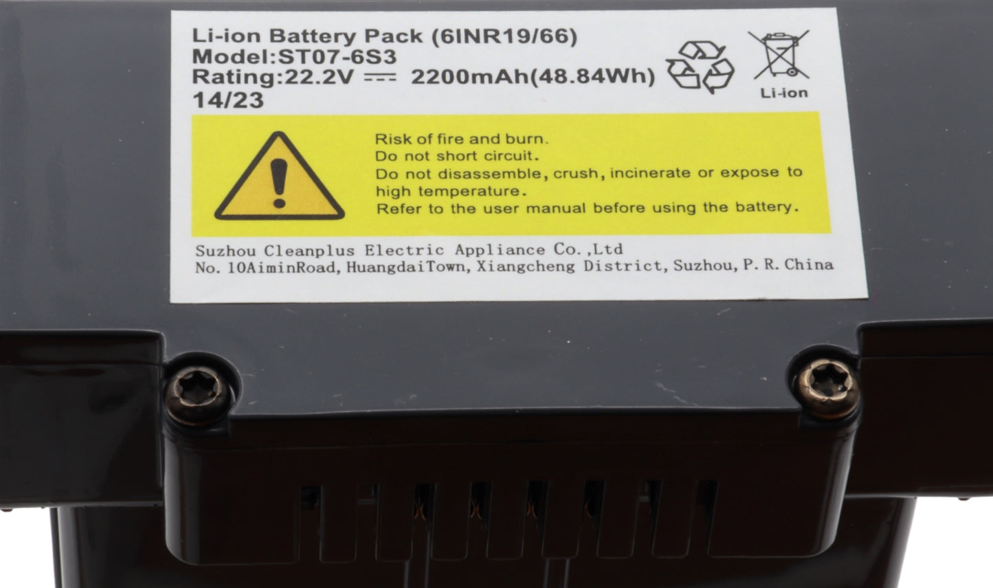 Ariete batterij stofzuiger 2763 2767 22V Lithium Cyclonic Draadloos