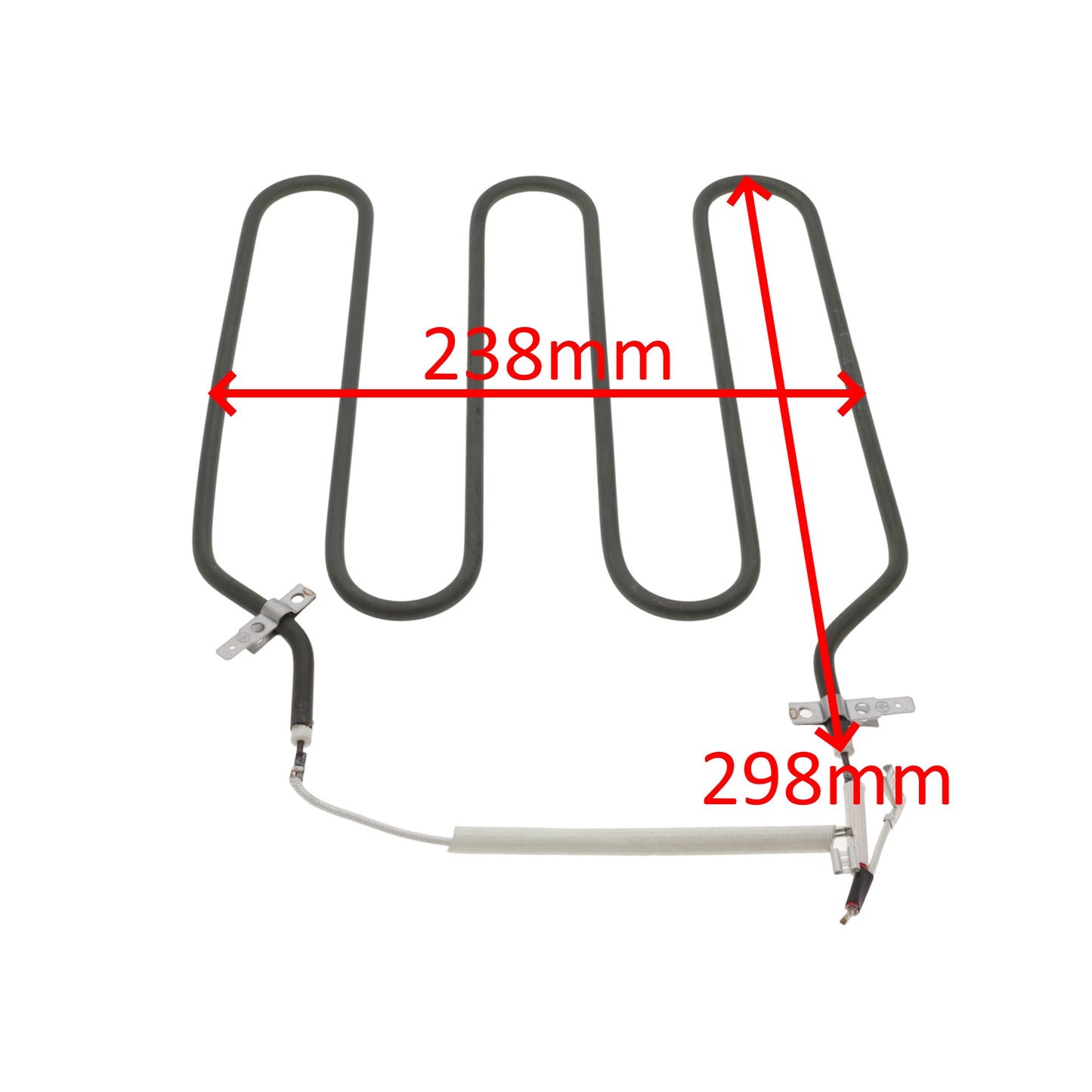 Ariete resistenza 238mm 298mm 230V 1600W piastra Argentina Grill 731 0731