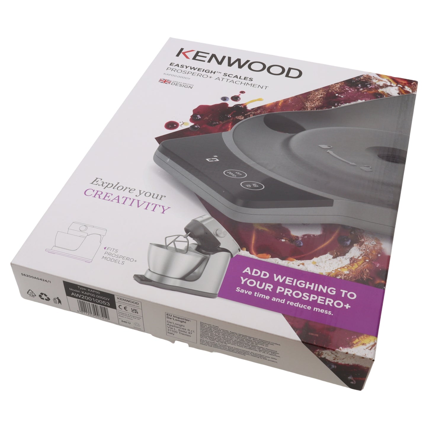 Kenwood accessorio bilancia pesata KAP00 planetaria Prospero+ KHC29 KHC29A