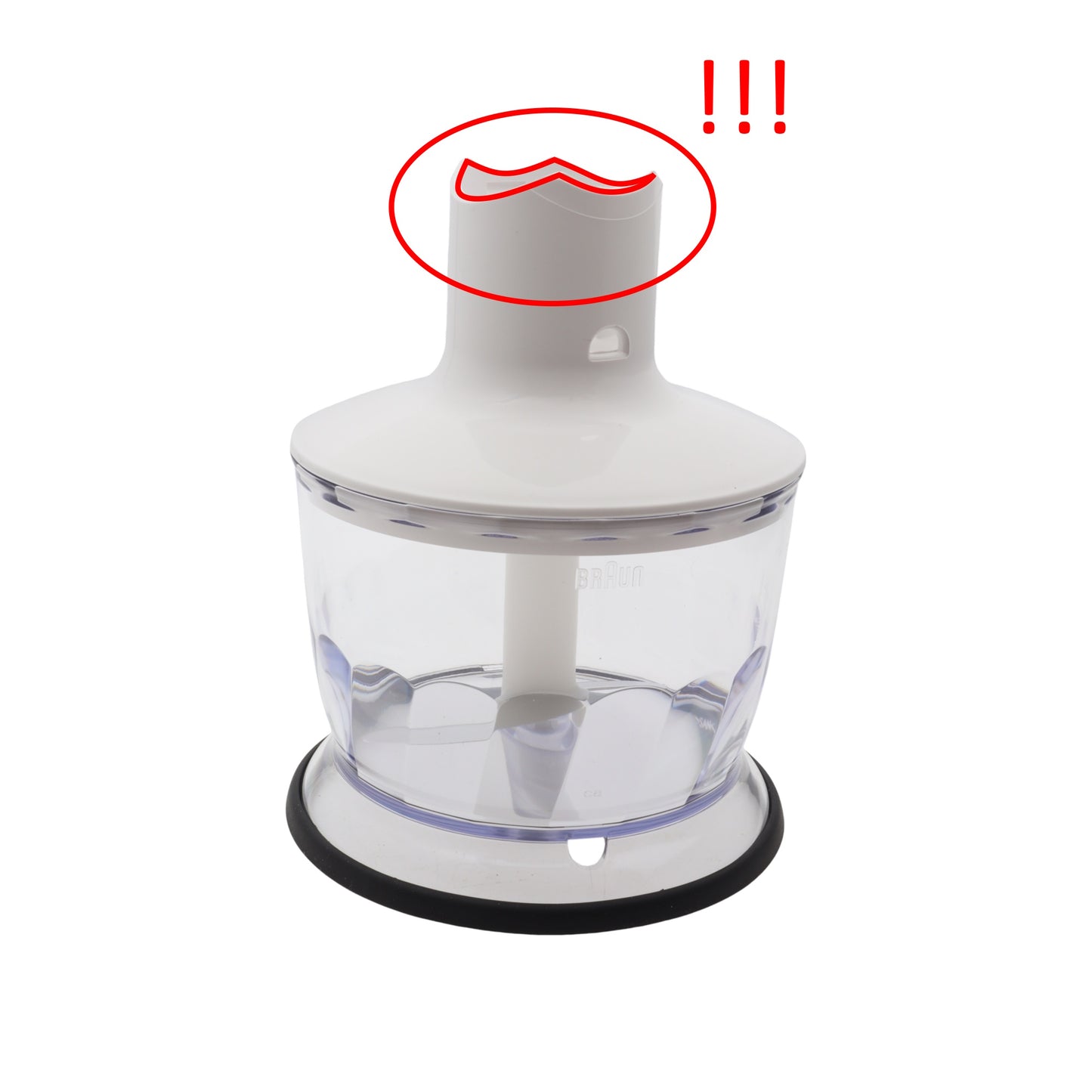 Braun Zubehör MQ30 Zerkleinerer 500ml Minipimer Multiquick 5 9 4191 4165 4130