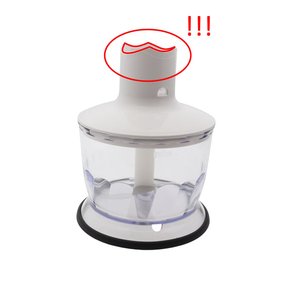 Braun Zubehör MQ30 Zerkleinerer 500ml Minipimer Multiquick 5 9 4191 4165 4130