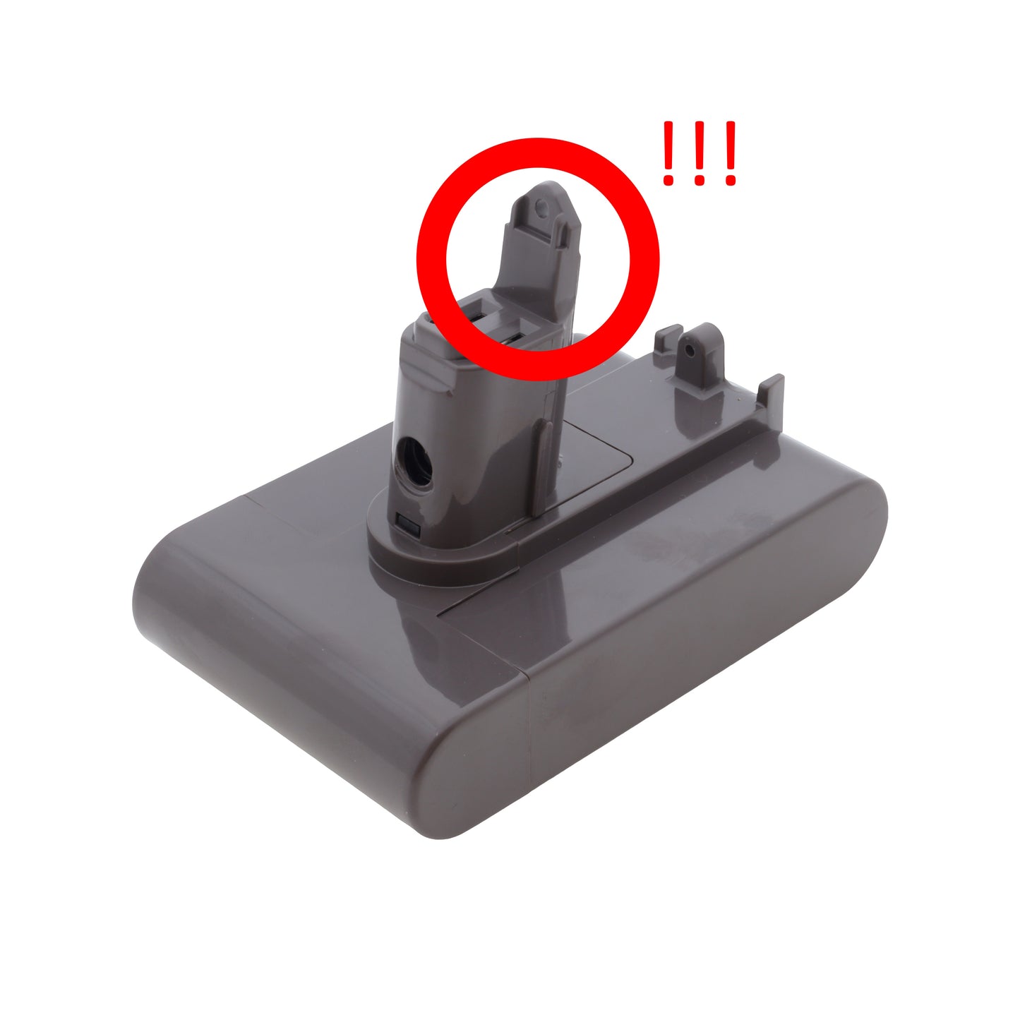 Batterie 22.2V 2500mAh pour balai d'aspirateur Dyson DC31 DC34 DC35 DC45 REMARQUE!