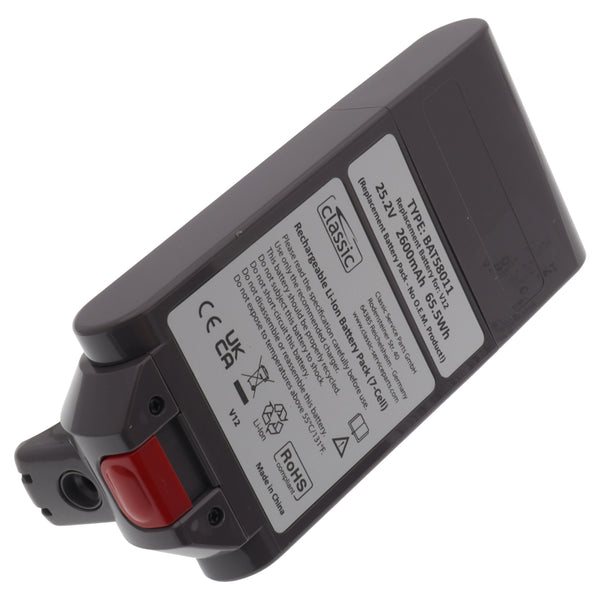 Batería 25.2V 2600mAh para aspiradora Dyson V12 SV20 SV26 SV30