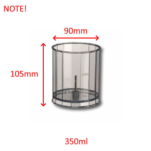 Braun Bowl 350ml Blender MULTIQUICK Multimix 4179 4185 4189 4642 Note