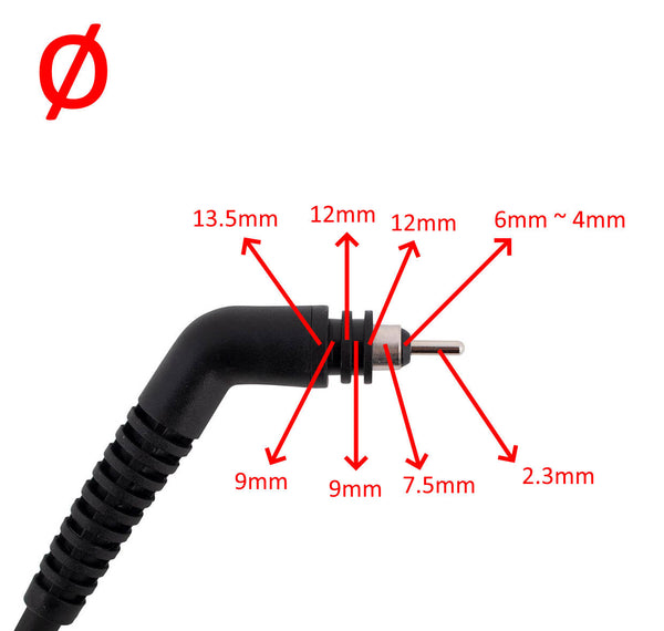 Elchim voedingskabel stekker haarplaat Natures Touch 39EL maten 8T