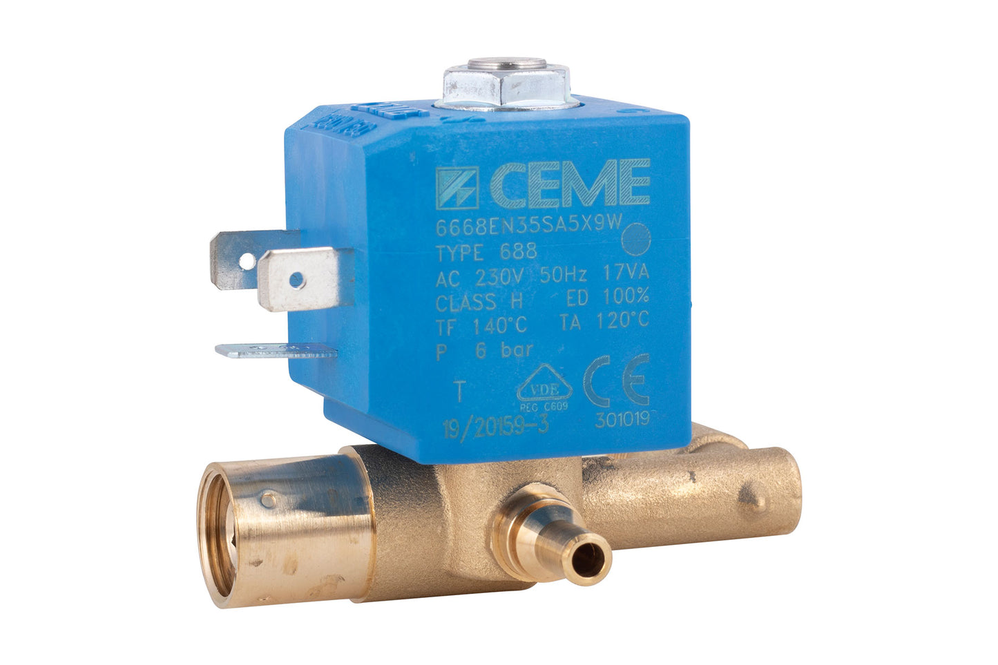 Rowenta Tefal elettrovalvola bobina ferro DG86 DG89 DG91 DG92 GV78 GV90 NOTE!