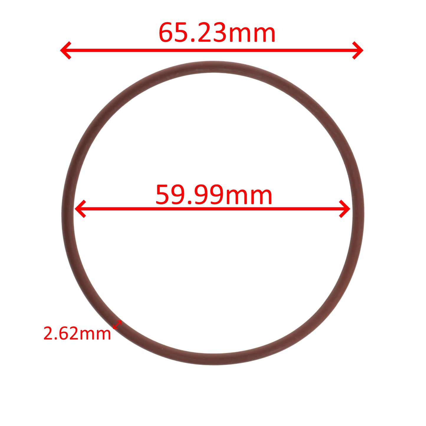 Didiesse guarnizione OR caldaia 65.23mm per macchina da caffè Didì e Baby Frog