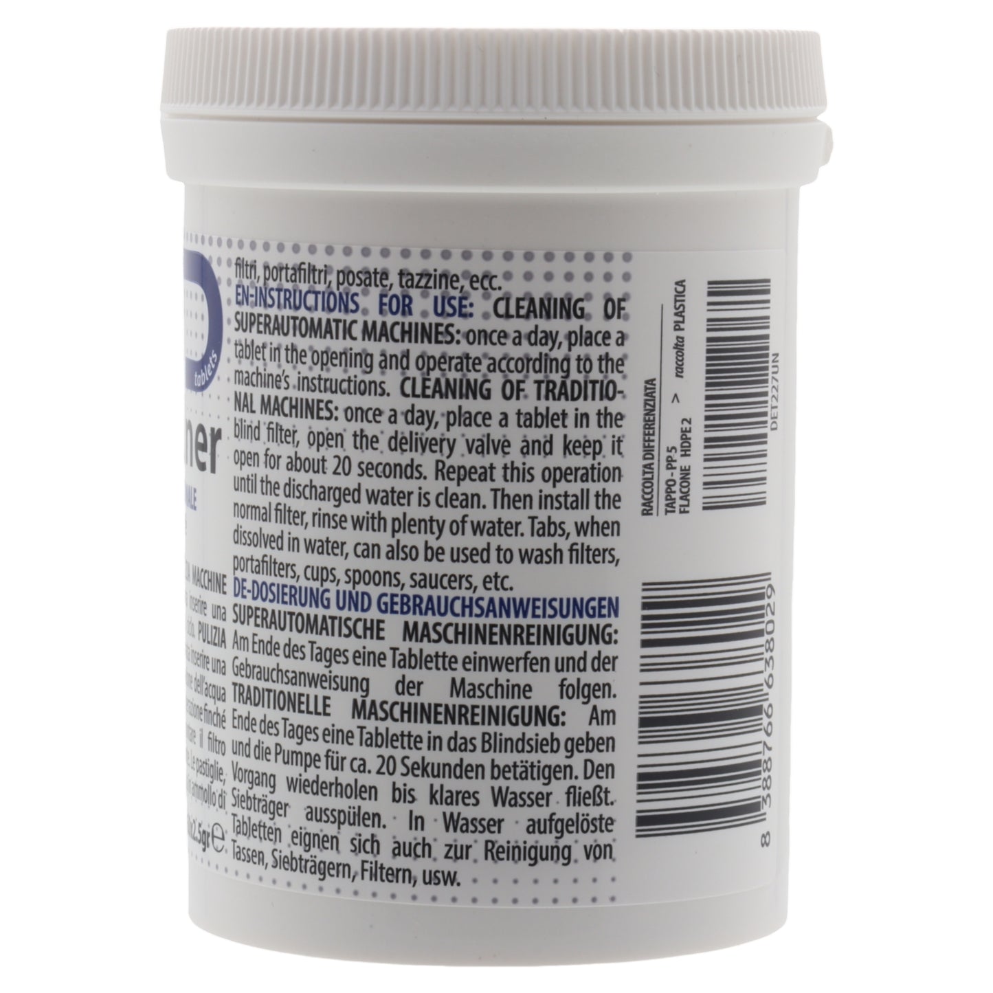 SKL 60x cleaning tablets capsules 2.5g universal coffee machine removes oil and grease residues