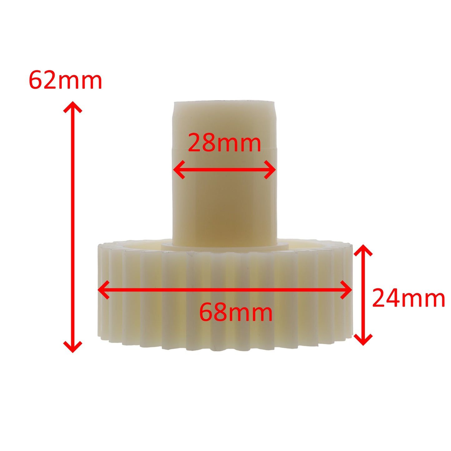 Tre Spade Zahnrad großes 62mm Passiergerät Pomy