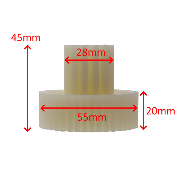 Tre Spade ingranaggio ruota dentata piccolo 45mm passapomodoro Pomy