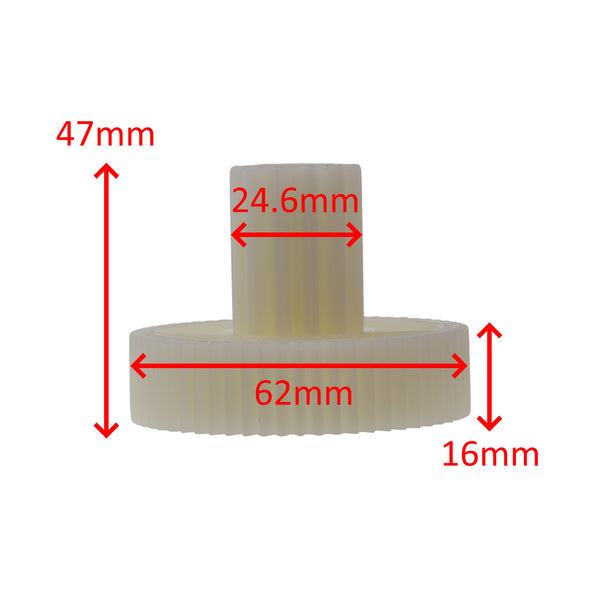 Tre Spade kit ingranaggi passapomodoro tritacarne Big 80 12EL TC12 F16000 F19200 F01200