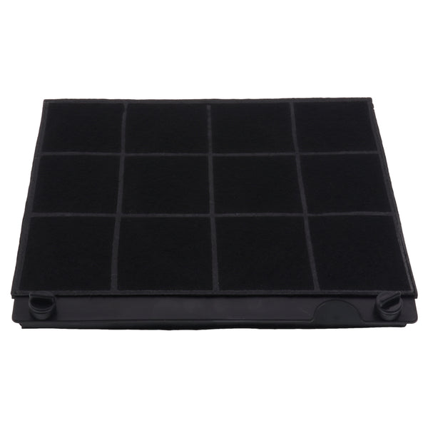 Filtro ai carboni attivi 225x210mm per cappa aspirante Candy Electrolux AEG Faure Zanussi Rex Smeg Elica