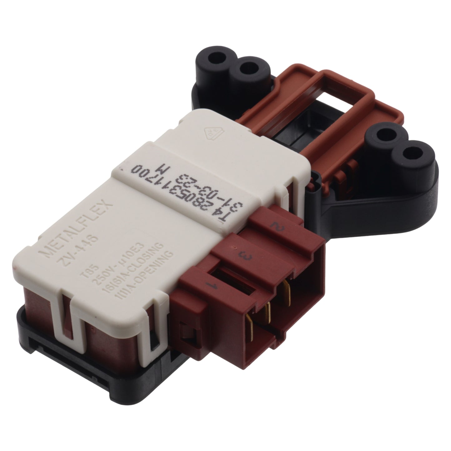 Serratura blocca porta oblò ZV-446 per lavatrice Beko Smeg WHT WMF WKB WMB WML