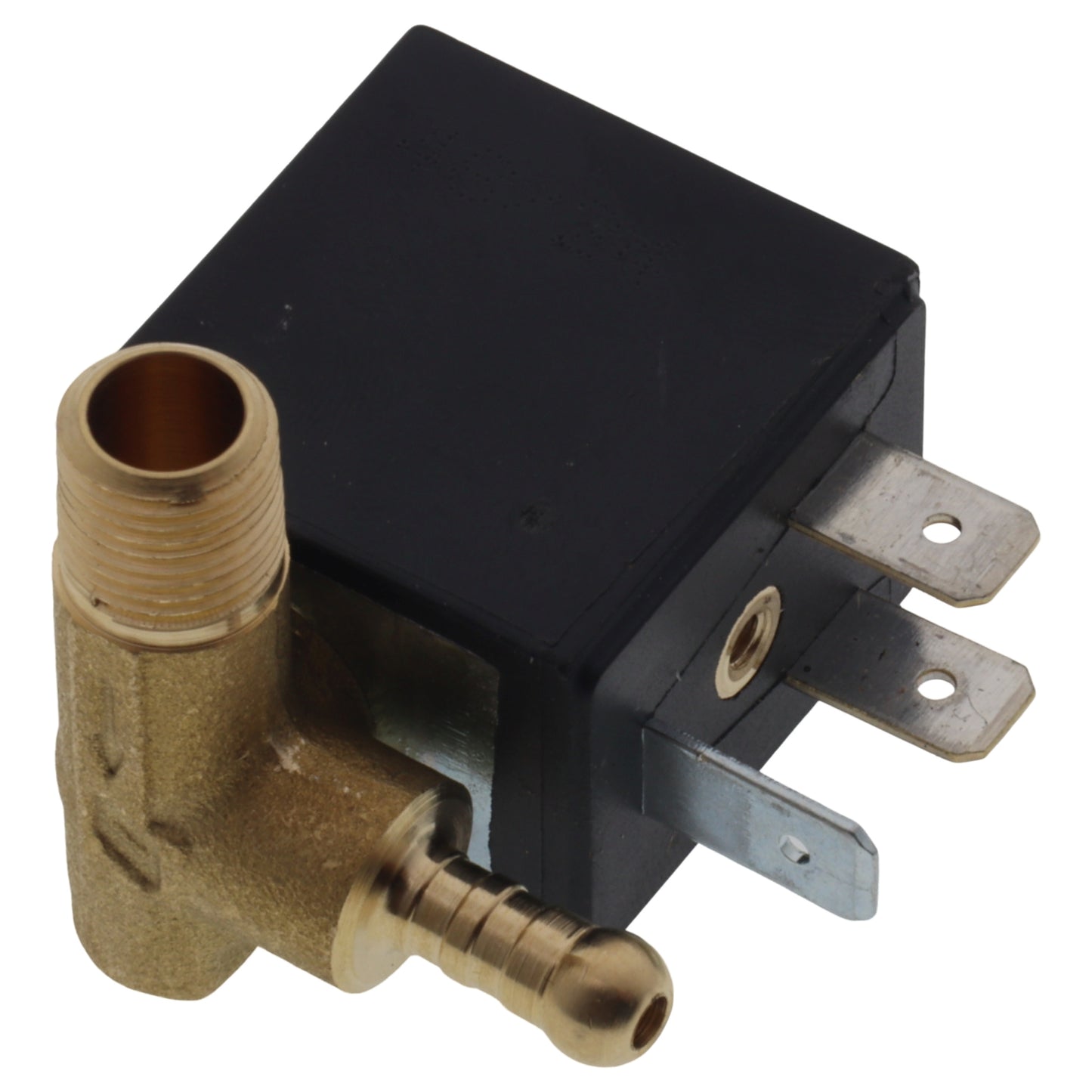 2-way solenoid valve with 230V coil 90° angle OLAB 06000BH-K5FV universal
