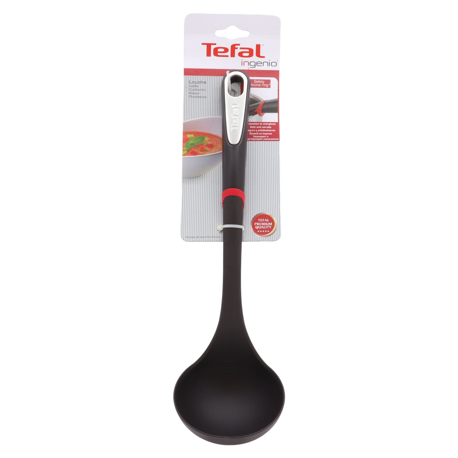 Tefal mestolo in plastica BPA Free professionale serie Ingenio 230°C 35cm anell