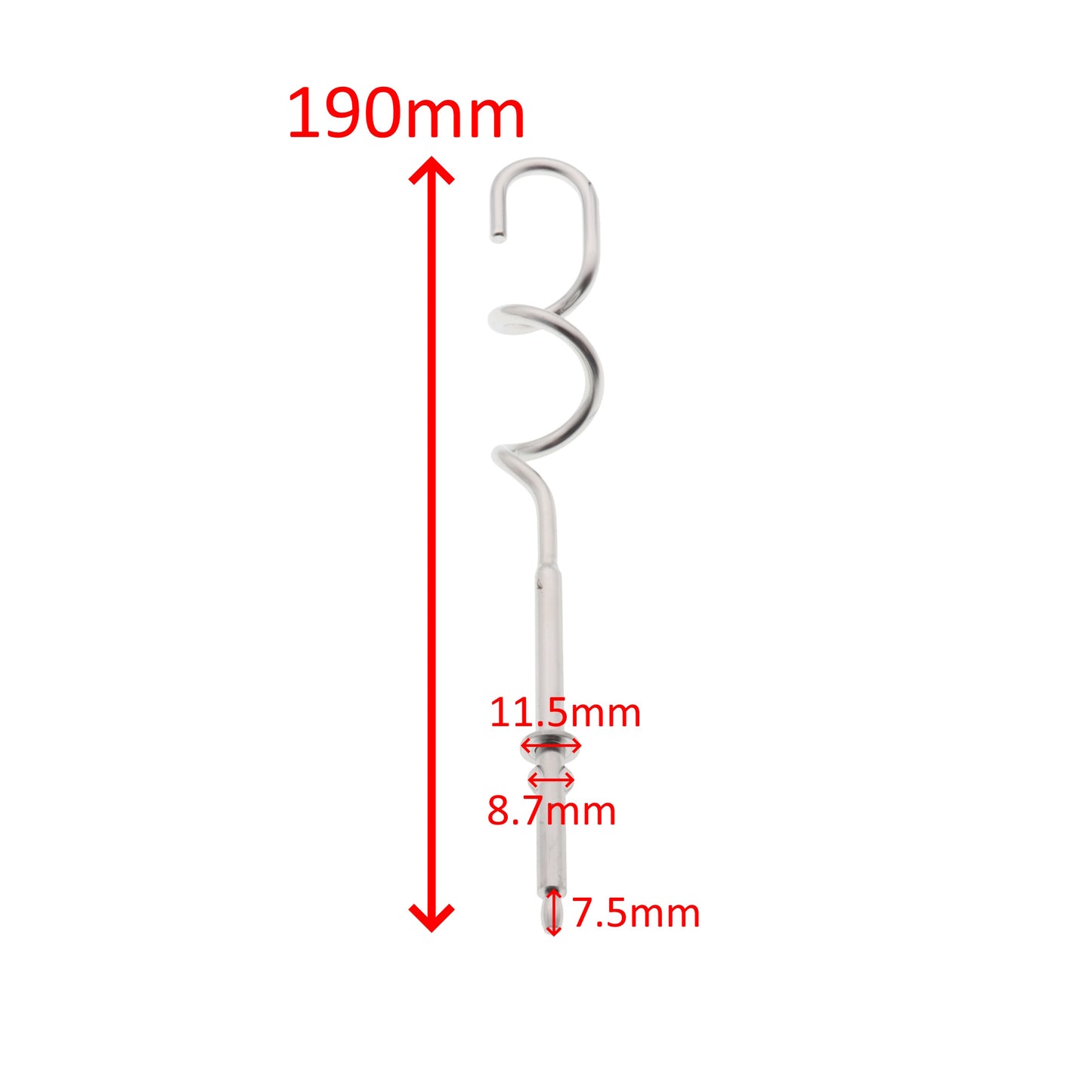 Kenwood zestaw 2x trzepaczki haki spiralne do ciasta mikser ubijacz HMP30 450W