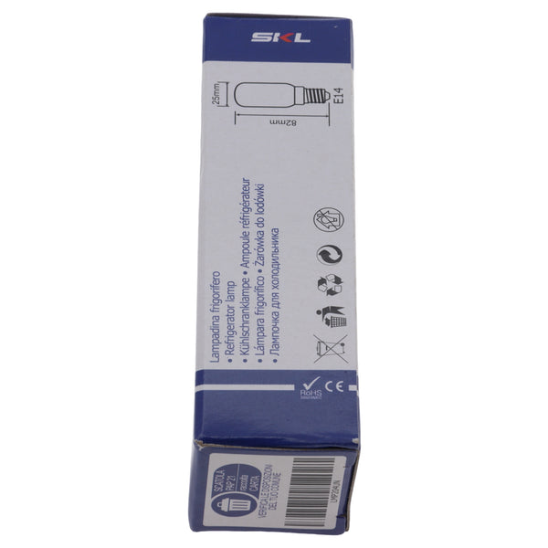 Lampa albastră frigider E14 25W 82mm 230V pentru Bosch Siemens Neff Gaggenau