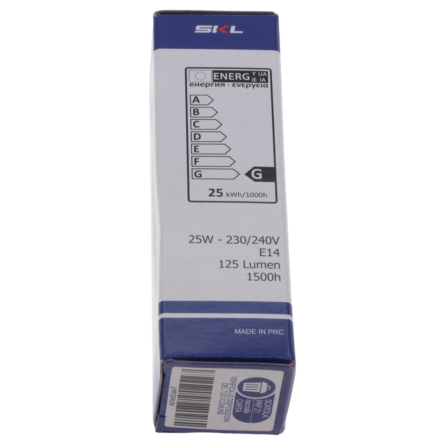 Lampa albastră frigider E14 25W 82mm 230V pentru Bosch Siemens Neff Gaggenau