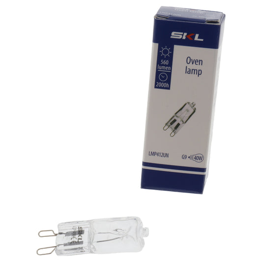 Lampada 230V 40W G9 universale per forno Compatibile con Smeg Bosch Electrolux ecc.