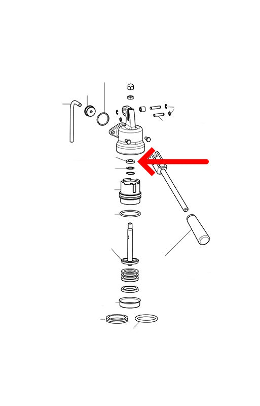 La Pavoni guarnizione pistone 21mm macchina caffè Europiccola Professional EXPO