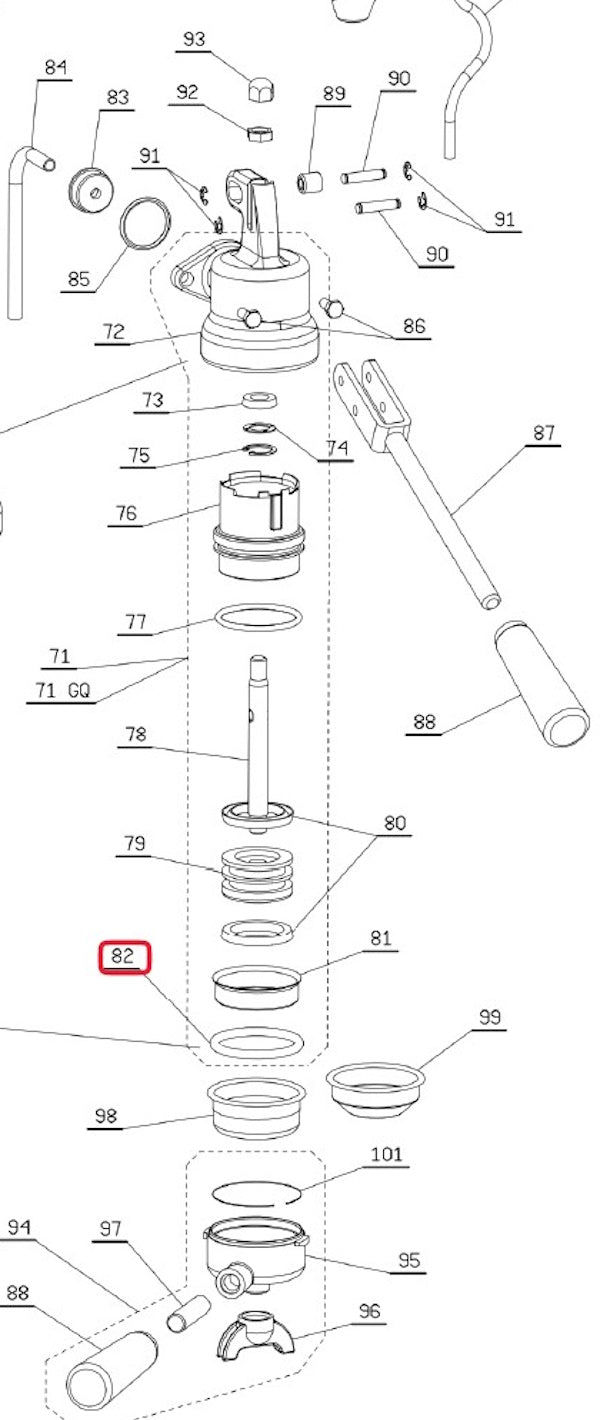 La Pavoni uszczelka OR podkładka do ekspresu do kawy Europiccola Stradivari UWAGA!