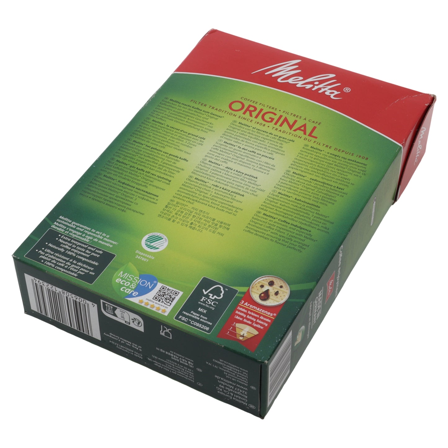 Melitta 80 filtri carta AromaPor 1x4 4 tazze macchina caffè americana universal