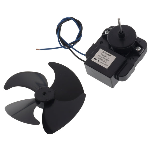 Motore ventilatore F61-10 6W 220V con ventola 100mm universale per frigorifero