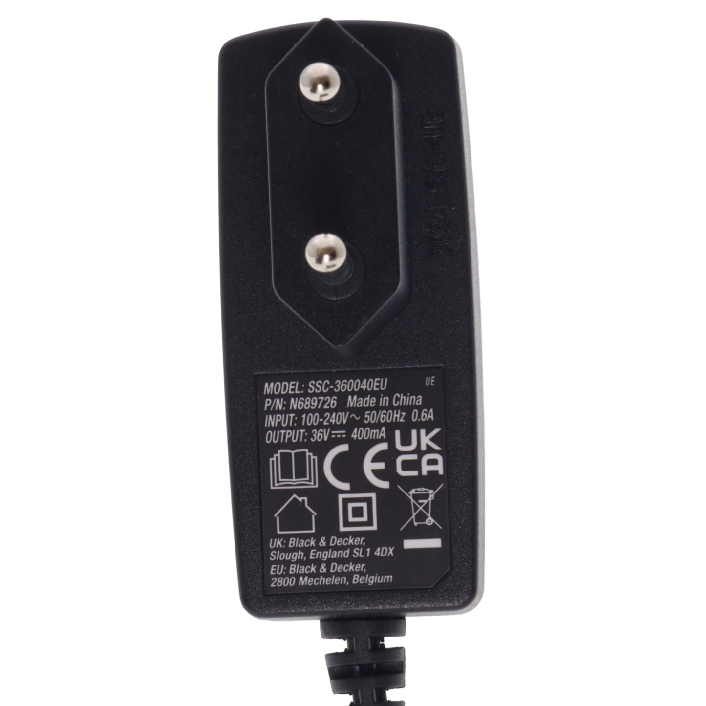 Black & Decker Oplaadapparaat ORIGINEEL 360040EU stofzuiger 36V BHFEV36