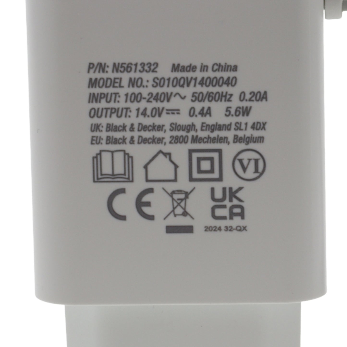 Black & Decker chargeur N561332 aspirateur à main perceuse Reviva 7.2V 12V