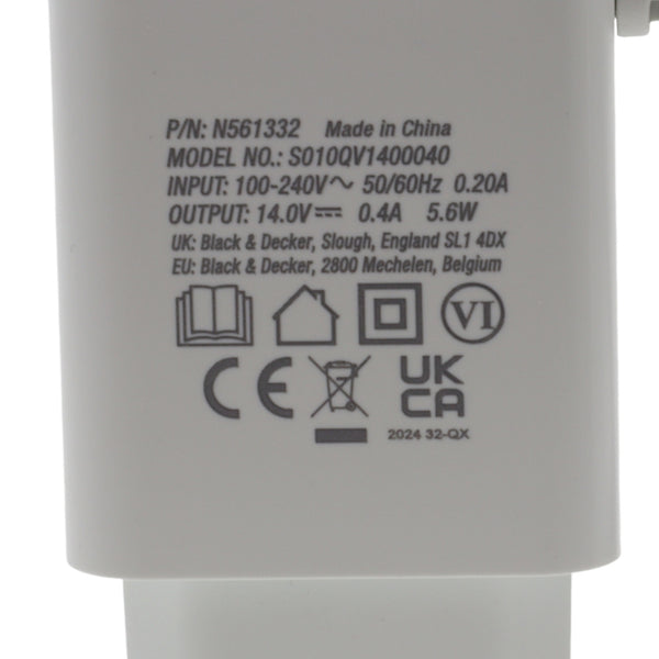 Black & Decker chargeur N561332 aspirateur à main perceuse Reviva 7.2V 12V