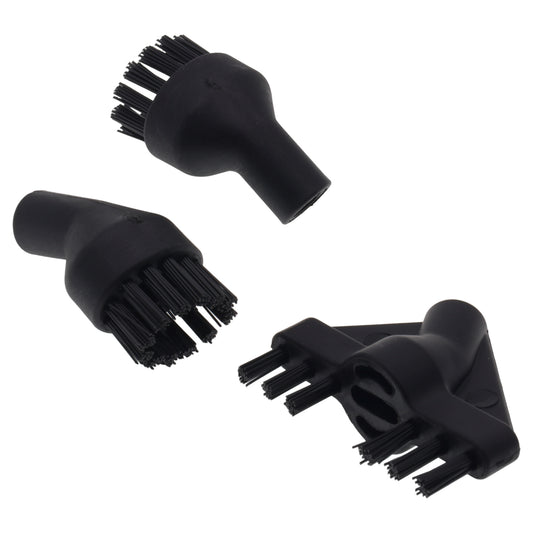 Polti 3x spazzolini nylon fughe spazi stretti per scopa a vapore Vaporetto 3 Clean PTEU0295