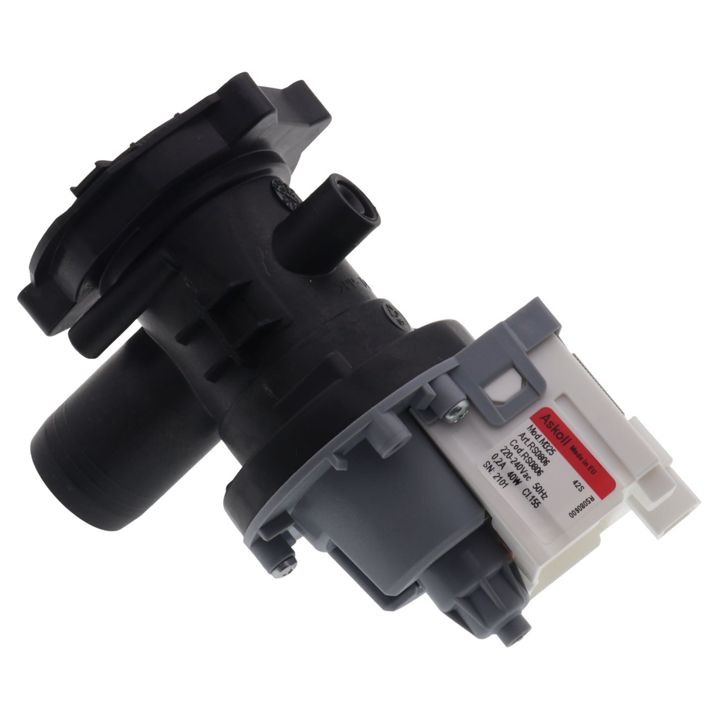 Pompa scarico acqua M325 RS0806 220V 40W per lavastrice Ariston Hotpoint AQ8 ARM ECO WMD