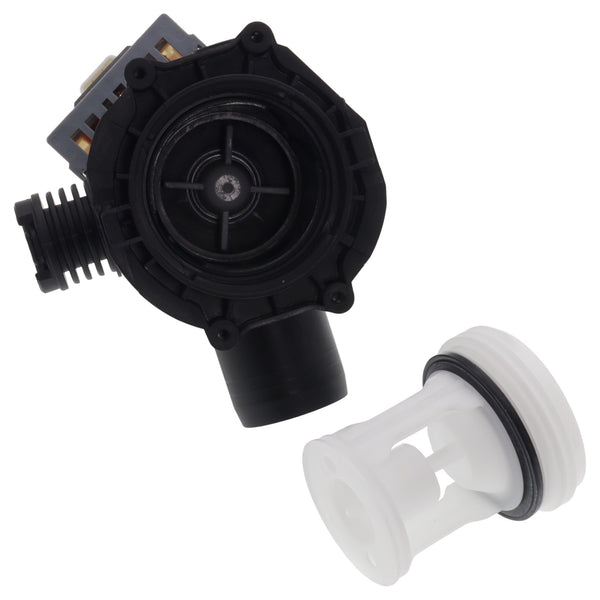 Pompa scarico acqua M325 RS0806 220V 40W per lavastrice Ariston Hotpoint AQ8 ARM ECO WMD