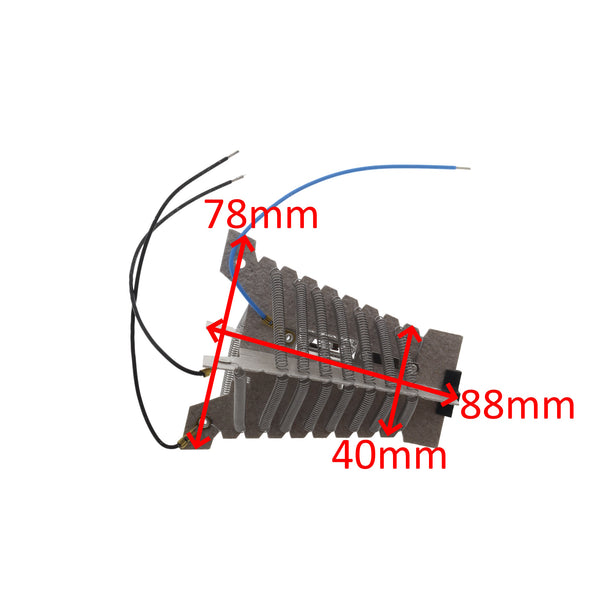 Elchim resistencia 1900W 220V 88mm secador de pelo 3800 Idea Ionic 950W+950W