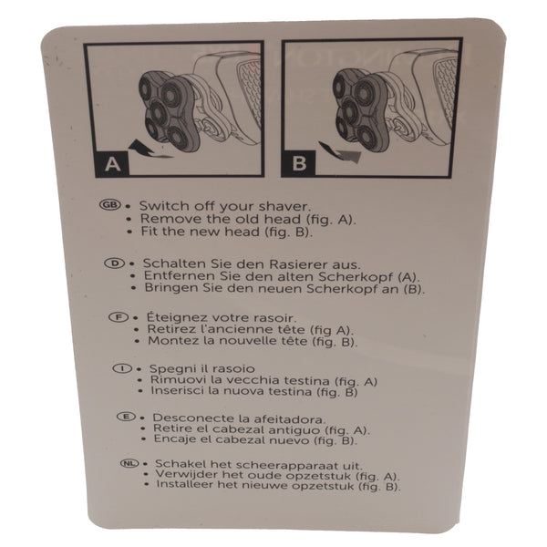Remington heads foils blades maquinilla de afeitar ORIGINAL RX5 XR1500