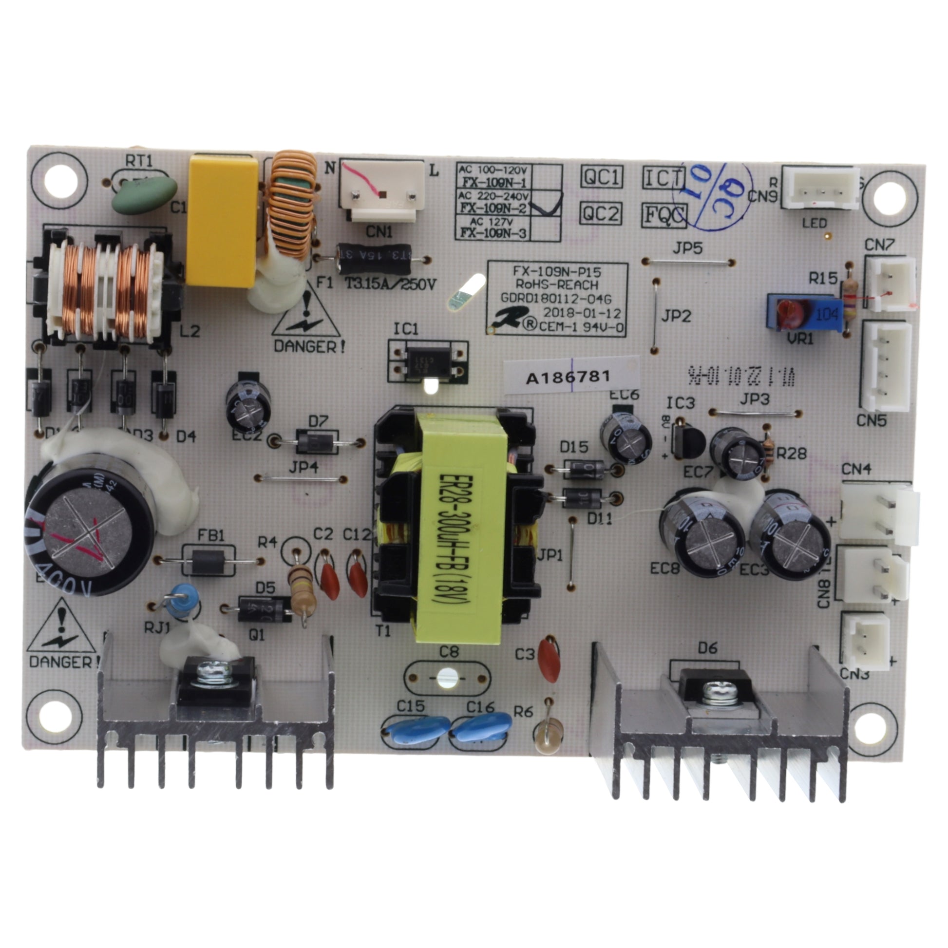 Krups scheda elettronica PCB 230V dispenser birra TheSub VB6415 VB6418 VB641B