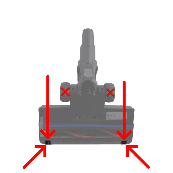 Rowenta ruote asse spazzola scopa XForce 8.60 RH9611 RH9638 RH9680 RH9695 RH96