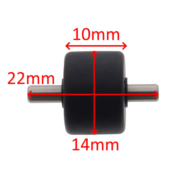 Rowenta ruota posteriore spazzola scopa aspirapolvere XForce 12.60 13.60 NOTE!