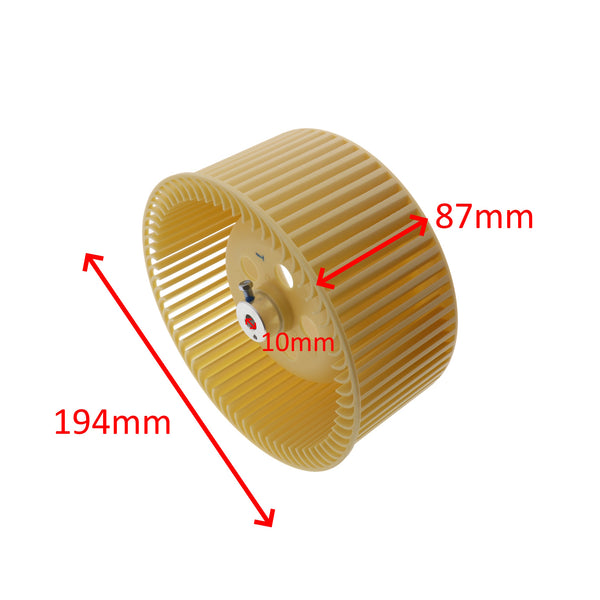 Ventilateur Delonghi 194mm climatiseur Pinguino Eco Silent C PAC A120E C120 WE110 AG90