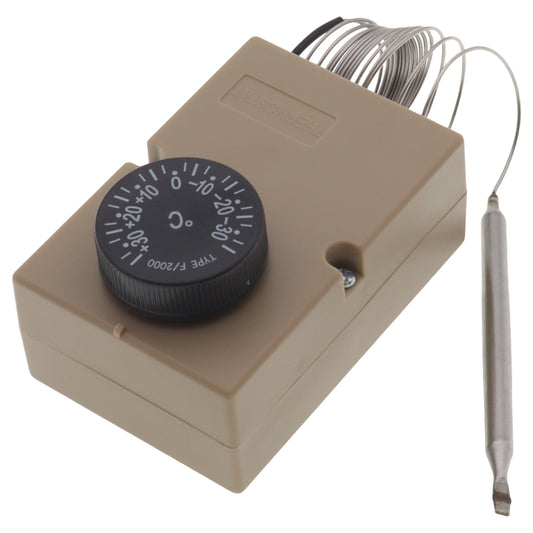 Termostato regolabile con sonda F2000 da -35°C a +35°C universale per frigoriferi e congelatori