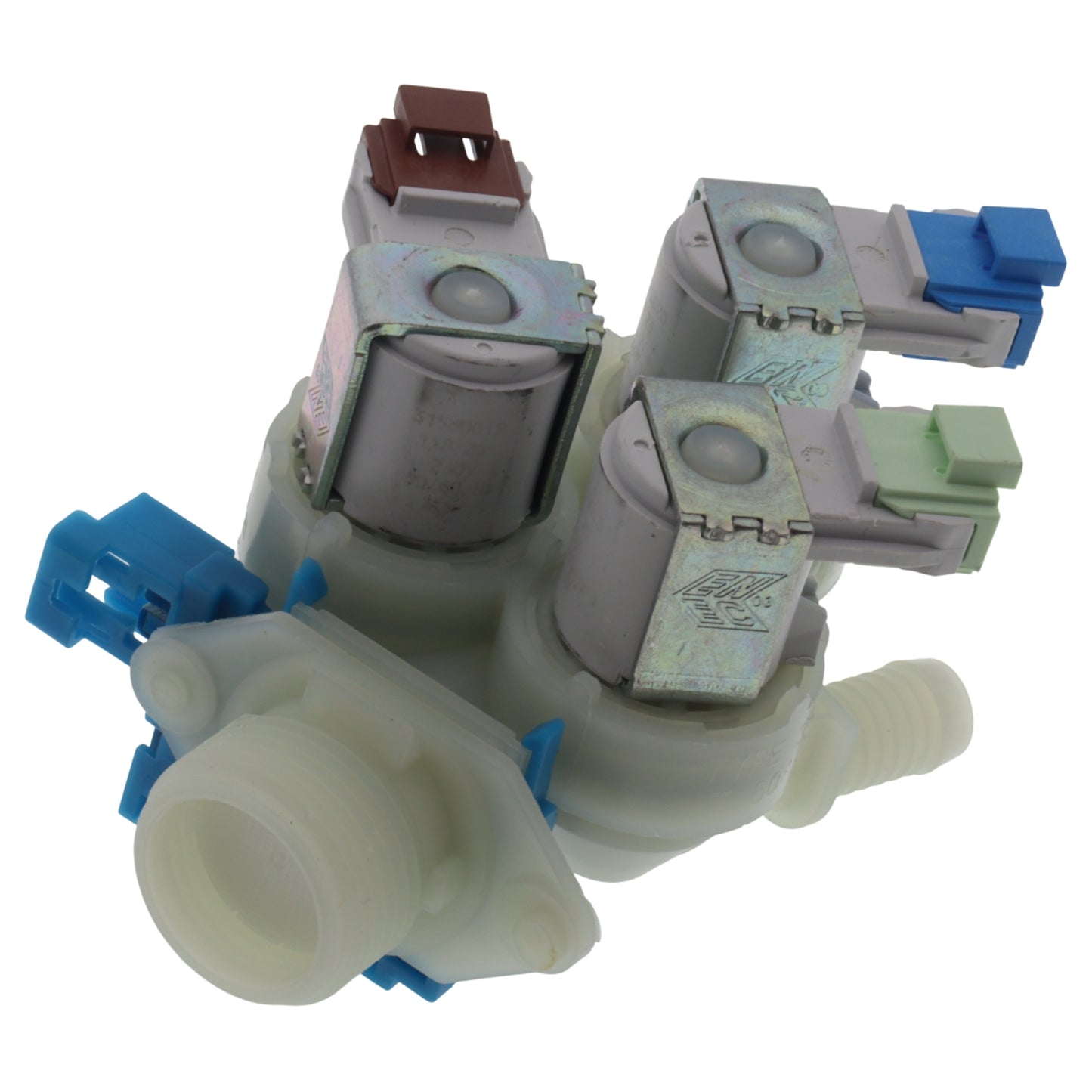 Three-way solenoid valve water inlet 230V 6.5W with sensor for AEG washing machine Rex Electrolux