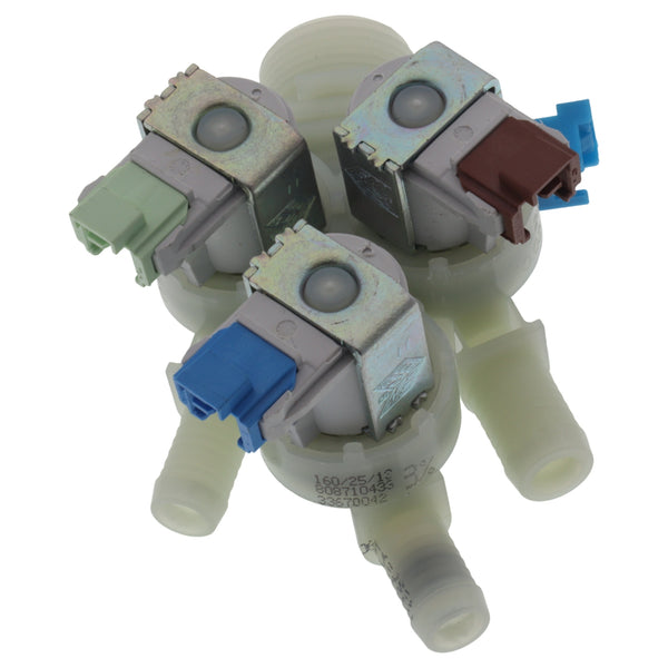 Three-way solenoid valve water inlet 230V 6.5W with sensor for AEG washing machine Rex Electrolux