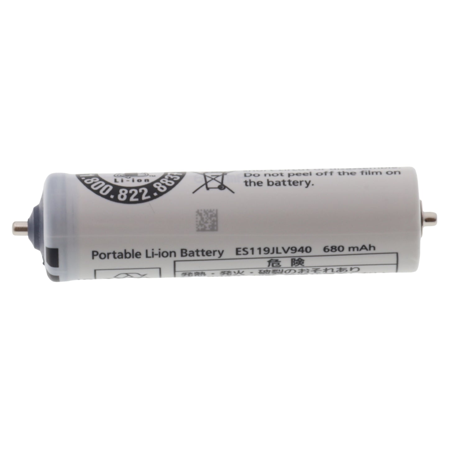 Panasonic batteria Li-Ion 56mm 680mAh 3.6V rasoio epilatore ES-EL9 ES-LV6 Braun UR14500Y
