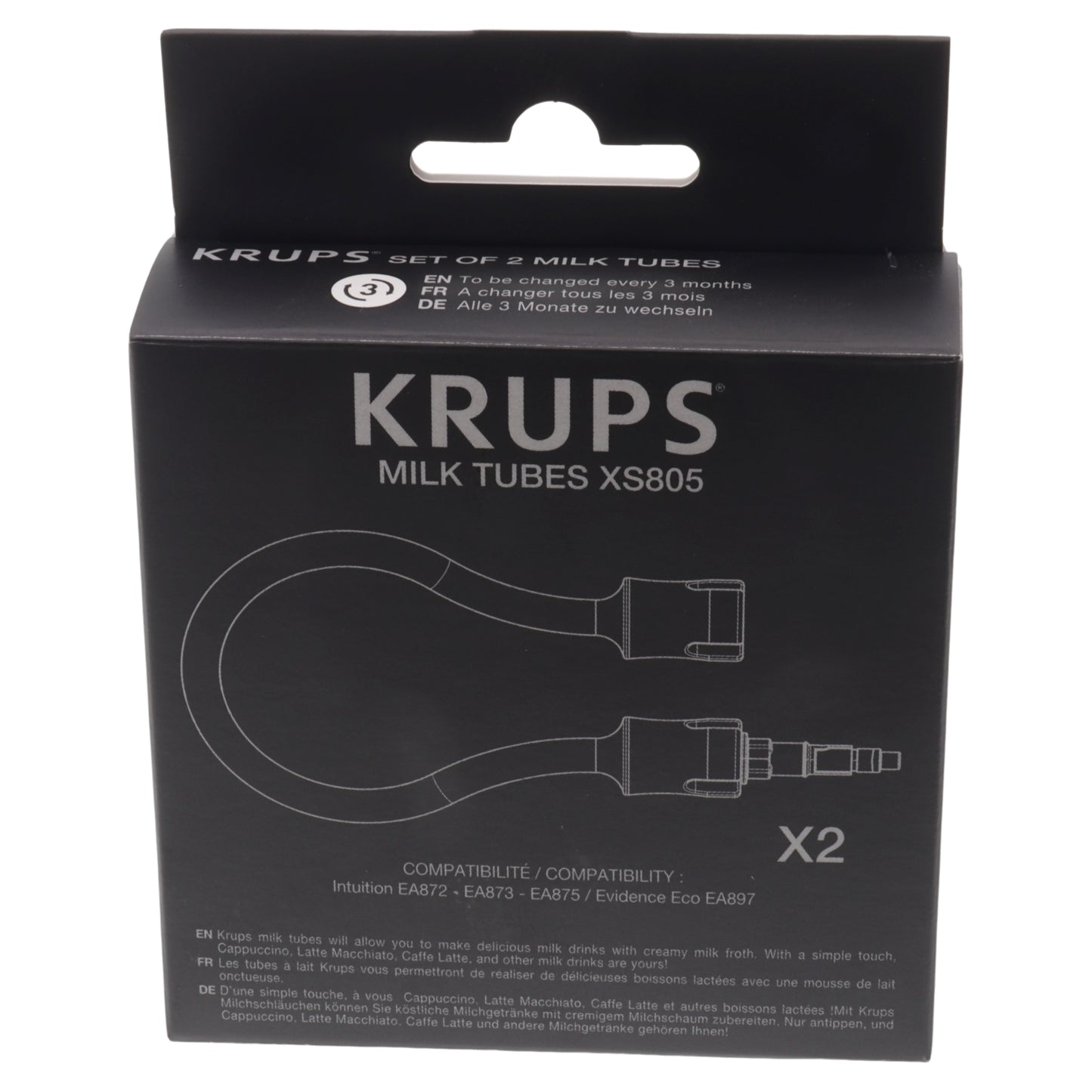 Krups 2x tubi vapore latte macchina caffè Intuition Evidence EA876D EA897A EA89W