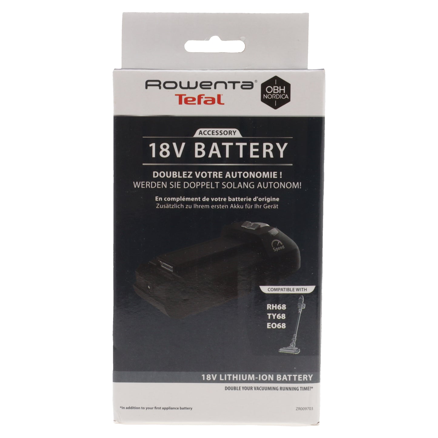 Rowenta batteria 18.5V scopa aspirapolvere Xpert 6.60 RH68 RH6821 RH6838