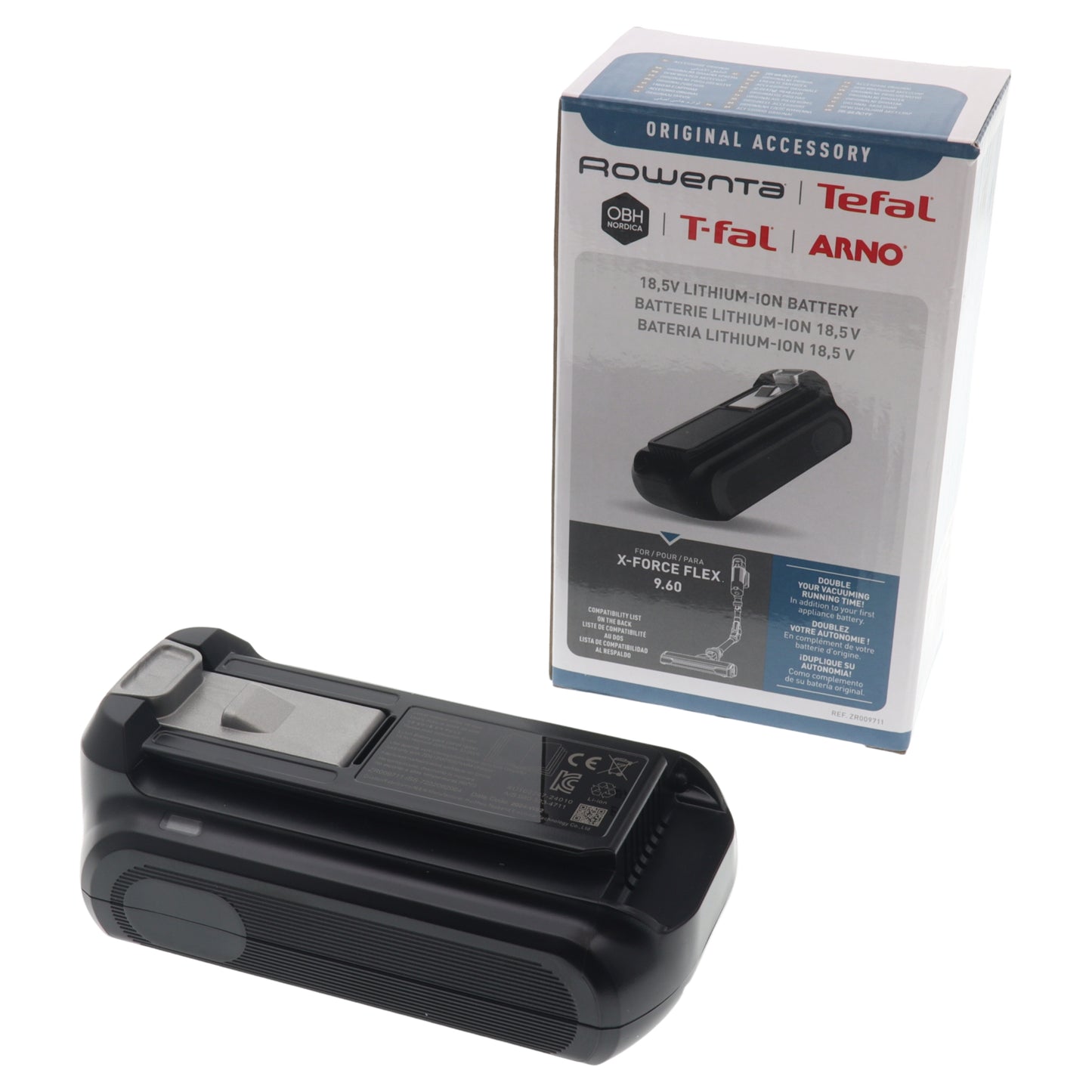 Rowenta batería 18.5V escoba aspiradora XForce Flex 9.60 RH20 RH20C RH2098 RH20C4