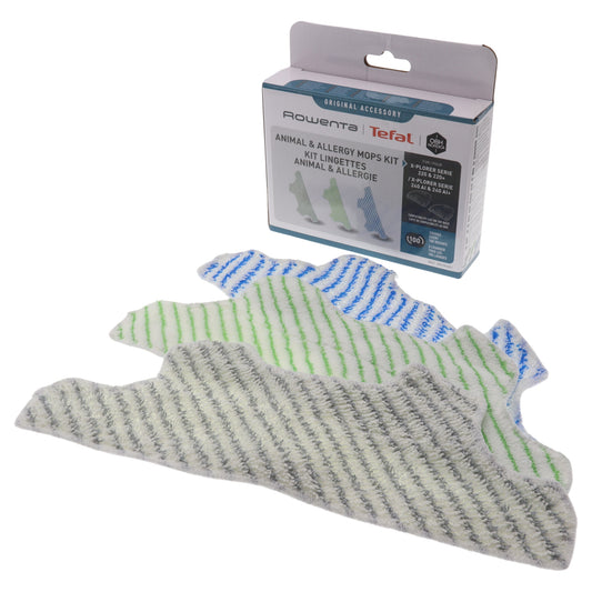 Kit Rowenta 3x chiffons robot aspirateur XPlorer 220 240 AI RR9465 RR9485 RR9675