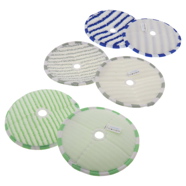 Rowenta Tefal 6x paños discos escoba lavapavimentos X-Combo GZ3038 GZ3039 GF3039