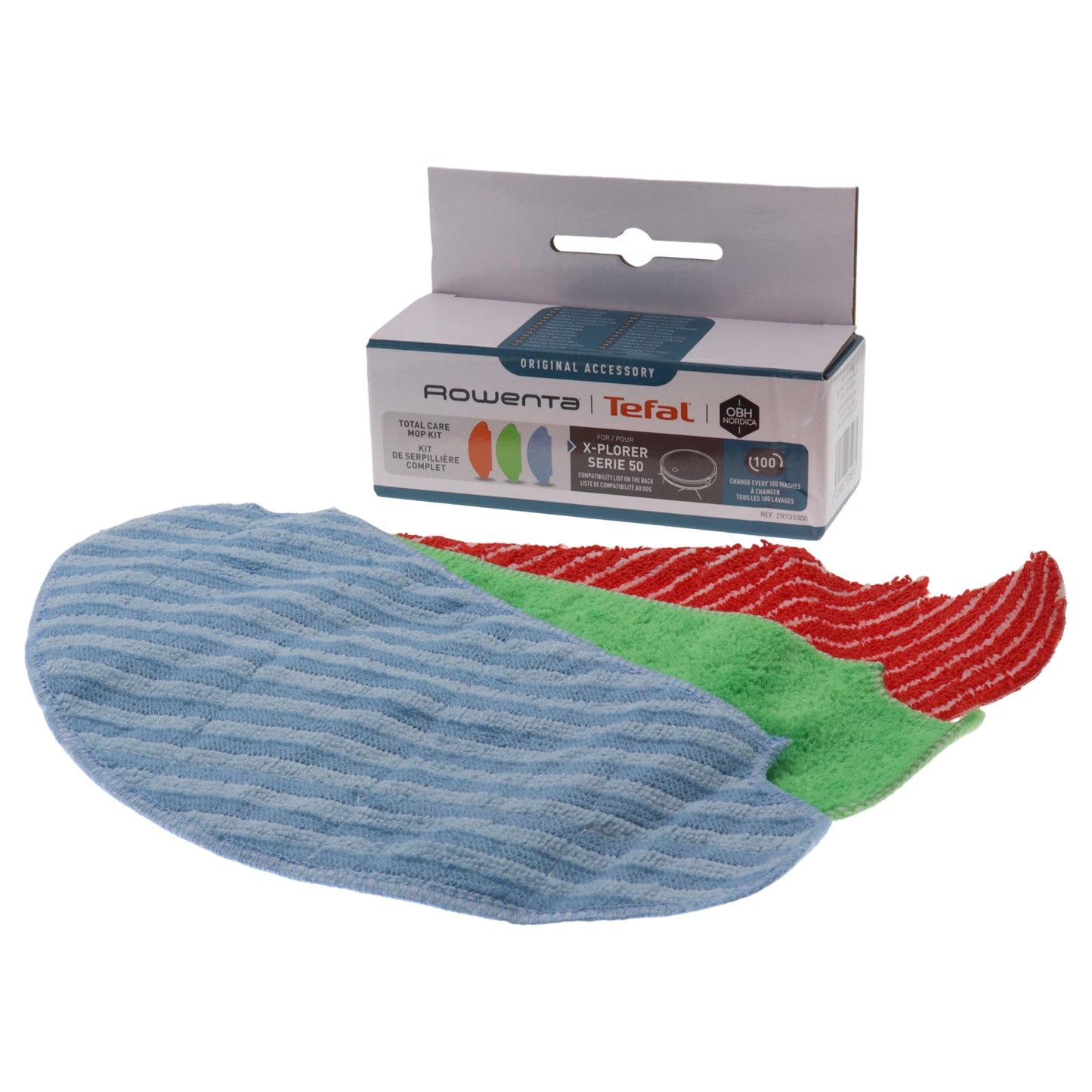 Kit Rowenta 3x panni robot aspirateur XPlorer 50 RR7325 RR7375 RR7387